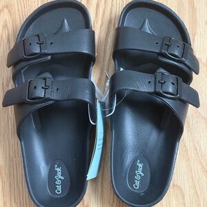 Brand New Cat & Jack LOT - Black & Navy Kids Sandals